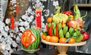 Khác biệt thú vị giữa mâm ngũ quả ngày Tết ở 3 miền