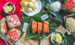 Bánh chưng cá hồi và thịt bò Úc organic-Nét mới lạ cho thị trường thực phẩm Tết