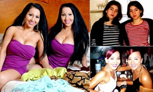 Kì quái cặp chị em sinh đôi giống hệt nhau về ngoại hình, cách ăn mặc và chung luôn cả người tình