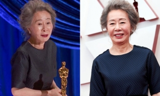 Nữ diễn viên Youn Yuh Jung 'gặp khó' khi bị hỏi Brad Pitt 'có mùi gì'