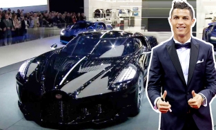 Xe của Sao: Siêu xe Bugatti La Voatio Noire độc nhất vô nhị của CR7