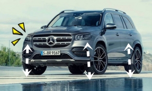 Vì sao chiếc Mercedes-Benz GLS lại có thể 'nhảy đầm' theo nghĩa đen ở trên phố?