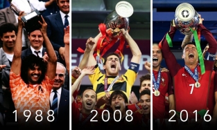 Lịch sử EURO: Những đội tuyển nào đã từng vô địch EURO?