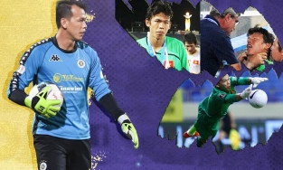 Thủ môn Bùi Tấn Trường: Từ kẻ bị coi là 'hết thời' trở thành người thế vai hoàn hảo chiếm trọn tình cảm của người hâm mộ sau pha bóng xuất thần