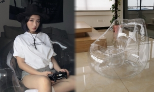 Ghế lười trong suốt: Mẫu ghế đang hút hồn các bạn trẻ bởi vừa tiện dụng lại cực hay ho cho việc sống ảo 