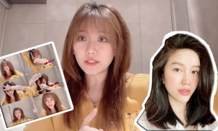 Muôn kiểu tự cắt tóc tại gia của sao Việt: Hari Won 'tấu hài' còn Bảo Thy 'long lanh lấp lánh kiêu sa'