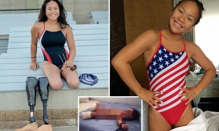 Đỗ Thị Thúy Phượng - cô gái khuyết tật mất hai chân vì bom thành VĐV bơi lội của Mỹ tham dự Paralympic 2020