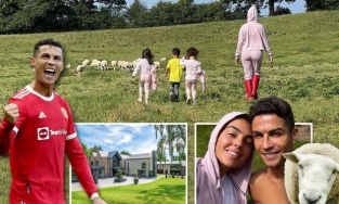 Ở biệt thự mới chưa ấm chỗ, Ronaldo và gia đình đã phải 'chạy vội' vì những vị khách đặc biệt