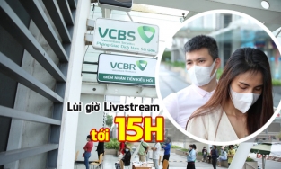 Công Vinh - Thủy Tiên livestream tại Ngân hàng Vietcombank Quận 7: Thông báo lùi giờ tới 15h và tiết lộ sẽ công khai 18.000 trang sao kê