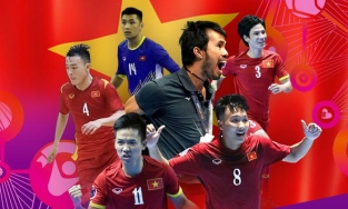 Futsal Việt Nam đụng phải 'Gấu Nga' ở vòng 1/8 World Cup Futsal