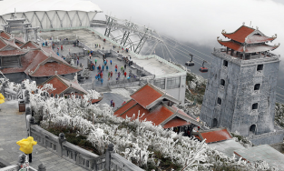 Đỉnh Fansipan dự đoán sẽ xuất hiện băng tuyết