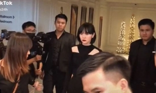 Hải Tú gây tranh cãi vì thần thái 'lạnh băng' khi xuất hiện tại họp báo của Sơn Tùng