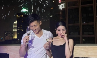 Lệ Quyên đăng ảnh bên tình trẻ ngay đầu năm ngầm khẳng định hẹn hò