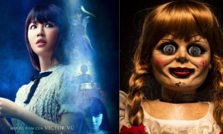 Amee bị nhận xét giống Annabelle khi xuất hiện trong poster mới của Thiên Thần Hộ Mệnh