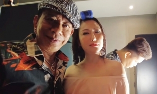 Danh hài Bảo Chung tỏ thái độ 'mlem mlem' khi gặp lại Phi Thanh Vân