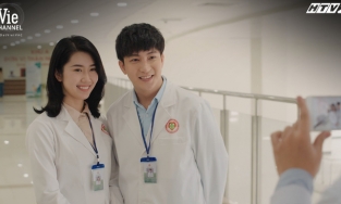 Lạnh lùng với nhau trong 'Cây táo nở hoa' nhưng Thúy Ngân và B Trần lại tình tứ ở hậu trường 