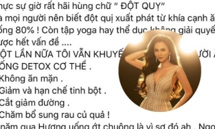 Diễm Hương tranh thủ bán hàng nhân sự ra đi của HH Thu Thủy
