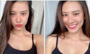 Kim Duyên khoe mặt mộc 'đáng đồng tiền bát gạo'