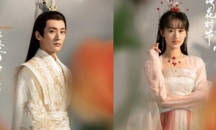 Nữ chính và nam phụ 'Lưu ly mỹ nhân sát' nên duyên trong phim 'Mùa hoa rơi gặp lại chàng'