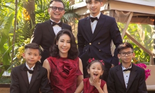 Hà Kiều Anh tiết lộ mối quan hệ với con riêng của chồng