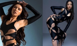 'Đụng hàng' Chi Pu mẫu bodysuit cắt xẻ táo bạo, thần thái của siêu mẫu Minh Tú liệu có nhỉnh?
