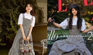 Viên Băng Nghiên 'nhái' Triệu Lệ Dĩnh từ thần thái đến phong cách ăn mặc