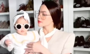 Hồ Ngọc Hà biến hình thành 'vú em' sang chảnh cùng con gái Lisa
