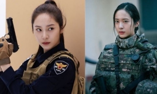 Fan xôn xao với tạo hình cảnh sát của Krystal trong phim mới