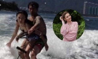 Trương Bá Chi lướt sóng cùng trai lạ nhưng đôi chân dài nuột nà của 'hot mom' 3 con mới là điểm nhấn