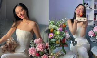 'Cô em trendy' Khánh Linh đón sinh nhật 26 tuổi tràn ngập sắc hoa