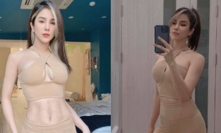 Vóc dáng 'mẹ hai con' Diệp Lâm Anh đẹp như mỹ nhân trong manga One Piece