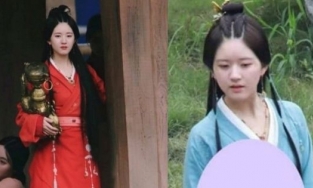Tạo hình của Triệu Lộ Tư trong 'Tinh hán xán lạn' lộ cả vùng trán và da đầu