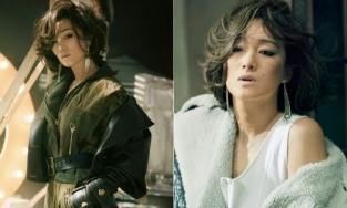 Củng Lợi tái xuất với tạo hình lạnh lùng và ngầu ở tuổi U60, xứng danh chị đại làng ảnh Trung Quốc