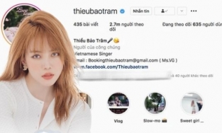 Lùm xùm 'trà xanh' hạ nhiệt, Instagram của Thiều Bảo Trâm cũng hạ luôn hàng chục nghìn follower