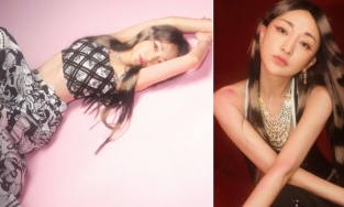 Châu Tấn gợi cảm với kiểu tóc dài sọc vằn trên bìa tạp chí Marie Claire 