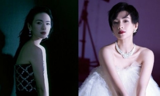 Chương Tử Di toát lên khí chất quý tộc với kiểu tóc ngắn trên tạp chí ELLE