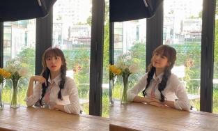 Hani (EXID) hiếm hoi khoe loạt ảnh xinh như búp bê 