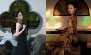 Triệu Lệ Dĩnh hóa thiên nga đen trên tạp chí L'Officiel số tháng 10