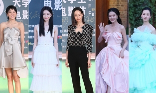 Dàn mỹ nhân Cbiz đổ bộ thảm đỏ bế mạc Liên hoan phim sinh viên đại học lần thứ 28