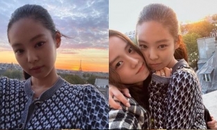 Jennie - Jisoo mặt mộc check in tháp Eiffel 