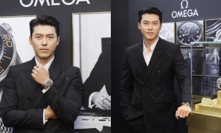 Hyun Bin 'gây choáng' với ngoại hình ngày càng nam tính, lịch lãm tại sự kiện pop-up của OMEGA