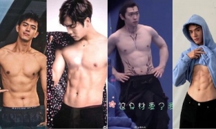 Khi các nam thần Cbiz khoe cơ múi: Đặng Luân lực điền, Lý Hiện vạn người mê