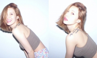 HyunA đẹp sáng cả khung hình với kiểu tóc ngắn mới 