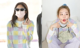 Jennie (BLACKPINK) và Seulgi (Red Velvet) tiếp tục đụng hàng áo len pastel