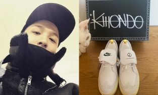 Taeyang được G-Dragon tặng giày collab Nike x PEACEMINUSONE phiên bản giới hạn