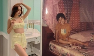 Ninh Dương Lan Ngọc khoe ảnh thời mẫu giáo: 'Trán dô, hay cười, đen, ghẻ'