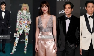 Thảm đỏ LACMA: Dàn sao 'Squid Game' hội ngộ, mỹ nhân '50 Sắc Thái' chiếm trọn spotlight