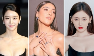 Cùng diện một kiểu váy cúp ngực: Seo Ye Ji, Trương Thiên Ái hay Charli D'Amelio mới là số 1?