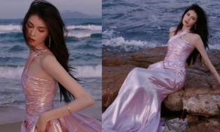 'Nàng thơ phương Đông' Hà Tuệ khoe dáng đẹp tựa tiên cá tại sự kiện GQ