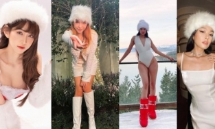 Khi mỹ nhân Việt tạo dáng cùng mũ lông trắng: Emily cá tính, Lê Bống bị chê phản cảm